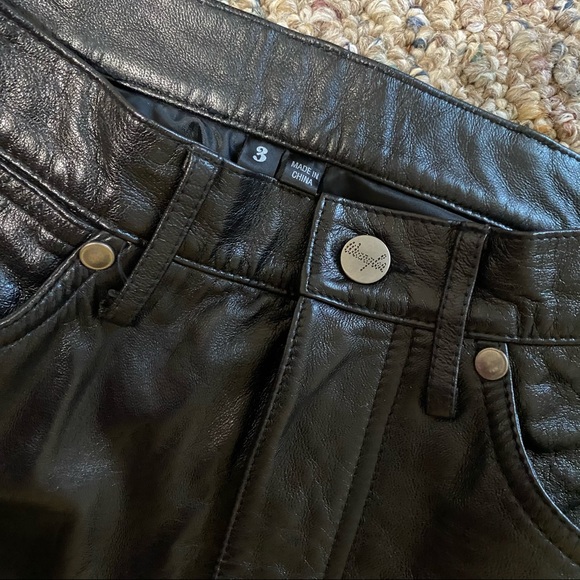 RARE VINTAGE 90’S WRANGLER LEATHER PANTS (SOLD!) - Picture 4 of 4